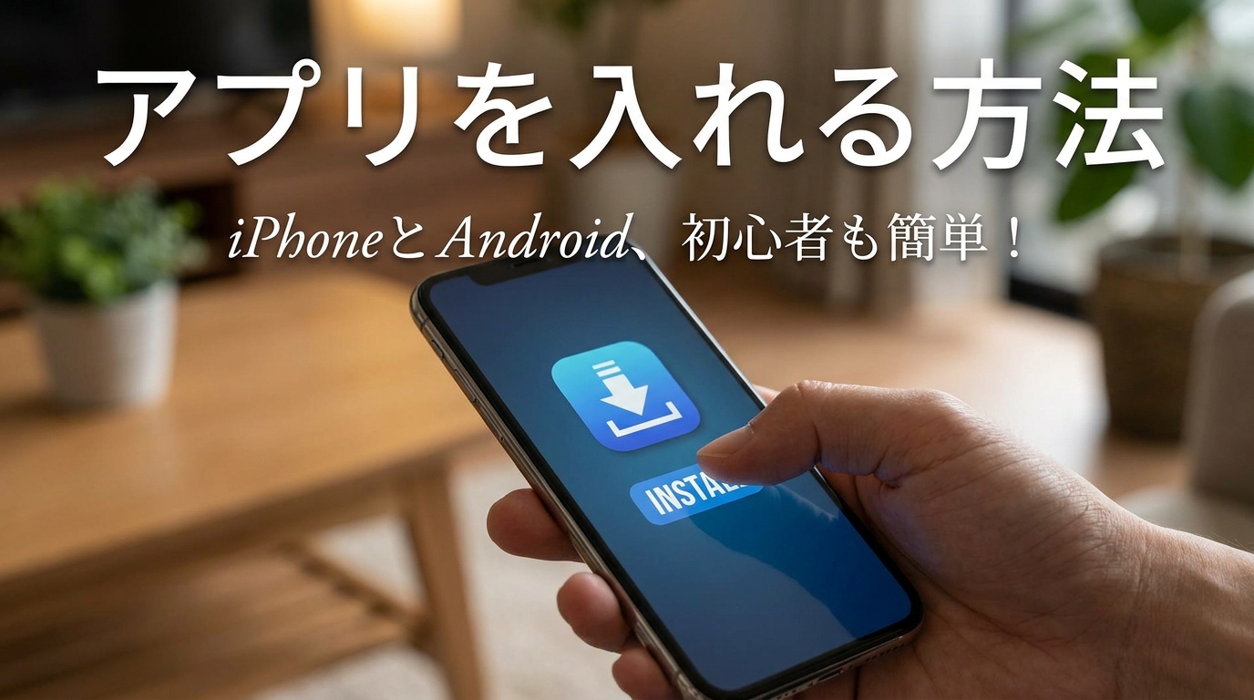 アプリを入れる方法