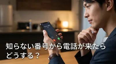 知らない番号から電話が来たらどうする？