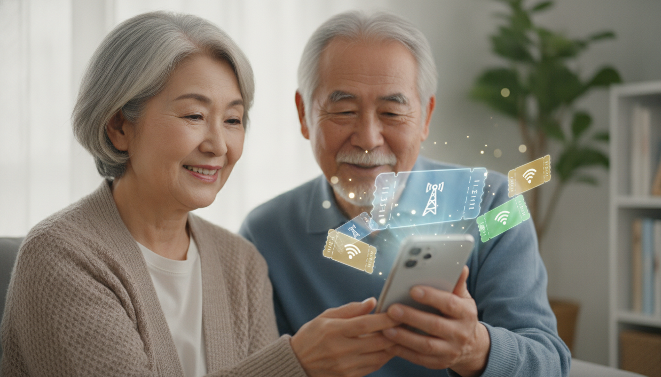 「ギガ」の正体は、スマホでネットを楽しむための「チケット」です!