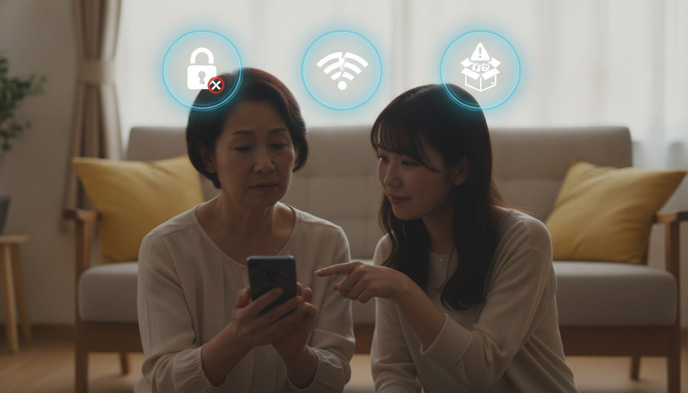 まずは「権限・通信・容量」の3つをチェックしましょう!
